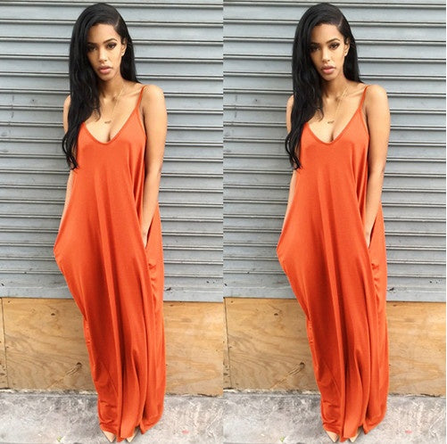 Women Summer Dress Casual Long