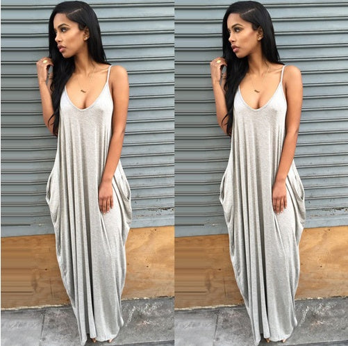 Women Summer Dress Casual Long