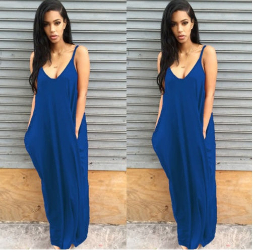 Women Summer Dress Casual Long