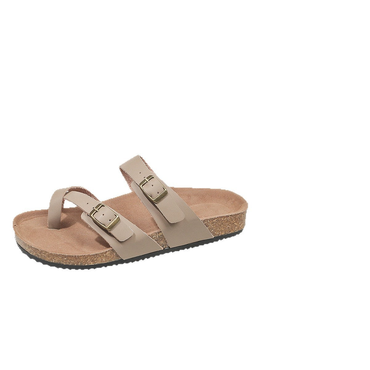 Double Row Buckle Open Toe Outdoor Sandals