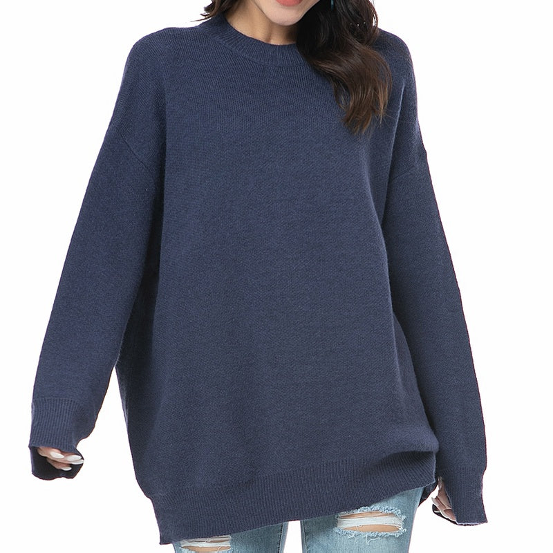 Knitwear Fall Lazy Womens Sweater